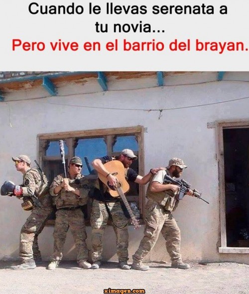 cuando voy al barrio del brayan