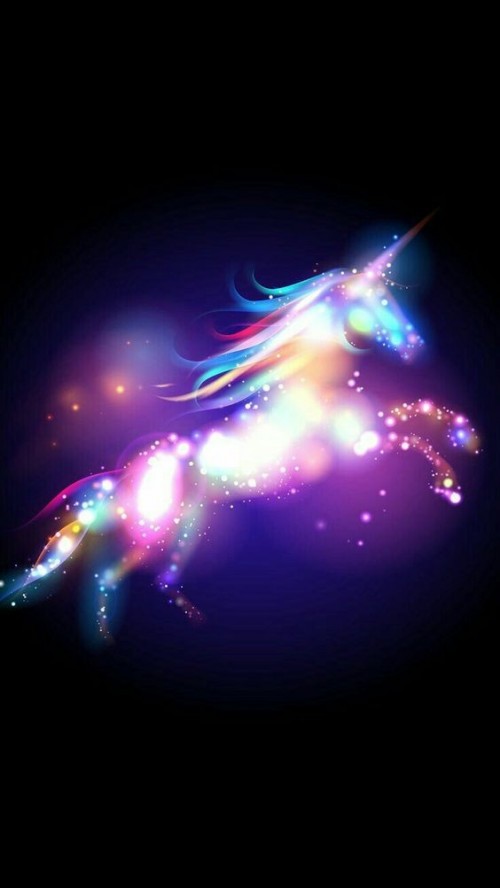 fondo de unicornio con luces muy bonito