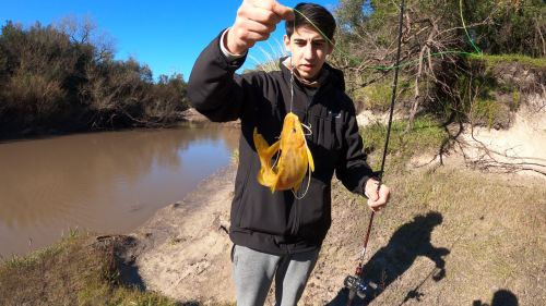 Pescando y cocinando en el Rio Gualeguaychu (Ruta 39) 🔥 4